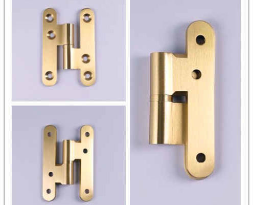 Brass Door Hinges H-shape Gold: #H-Shape #Brushed #Gold #SB (2)