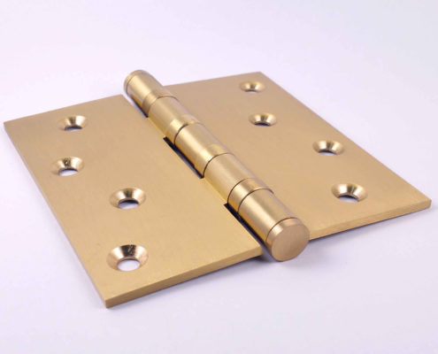 Brass Door Hinges Bearing 4x3: #Bearing #Brushed #Gold #SB #4x3