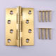 Brass Door Hinges Bearing 4x3: #Bearing #Brushed #Gold #SB #4x3 (6)