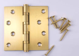 Brass Door Hinges Bearing 4x4: #Bearing #Brushed #Gold #SB #4x4