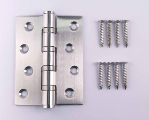 Stainless Steel Door Hinges Bearing 4x3: #Bearing #Brushed #Silver #SS #4X3