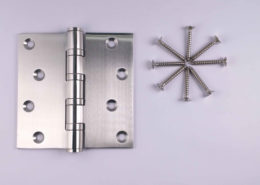 Stainless Steel Door Hinges Bearing 4x4: #Bearing #Brushed #Silver #SS #4X4