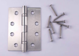 Stainless Steel Door Hinges Bearing SS: #BearingHinges #BrushedSilver #SS