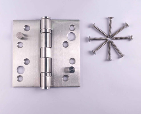 Stainless Steel Door Hinges Anti Theft: #DoubleAntiTheft #BrushedSilver #SS (1)